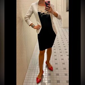 High end and luxury Zac Posen dress adorned with rabbits EUC